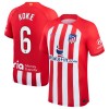 Maillot de Supporter Atlético Madrid Koke 6 Domicile 2023-24 Pour Homme